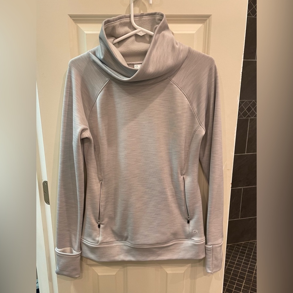 GapFit Gap Fit Fleece Orbital Mock Turtleneck Sweatshirt   Size Small